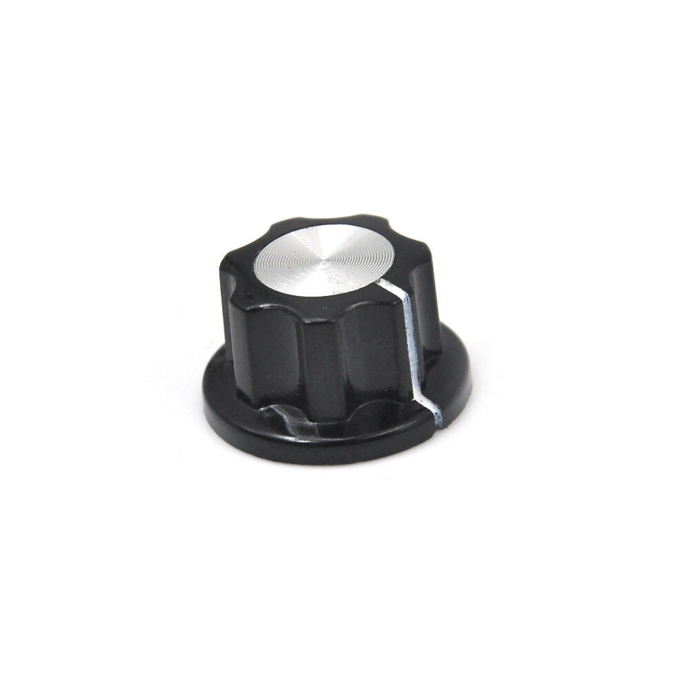 10x Black Rotary Potentiometer Knobs Caps with  Counting Dial Hot .l8