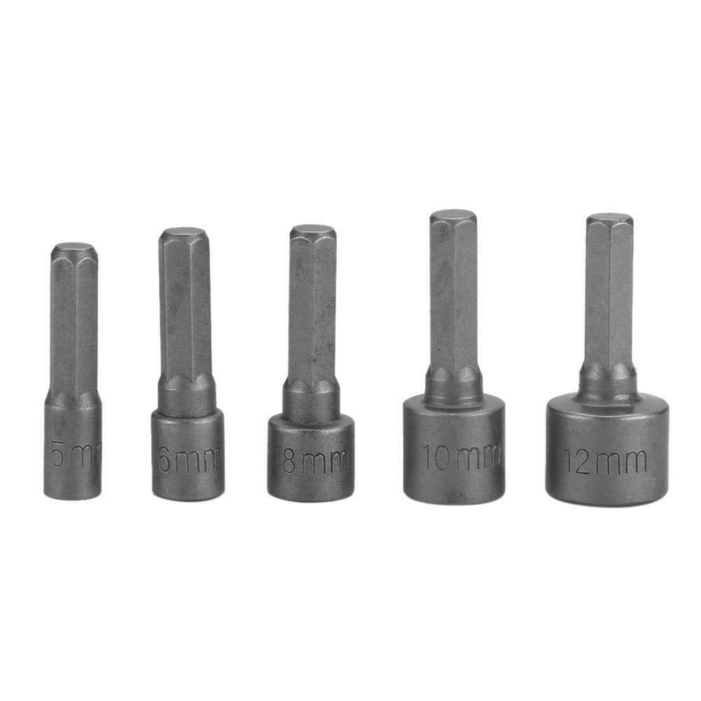 14pcs Strong Sleeve Wrench Hexagonal Handle Screw Sleeve Pneumatic Bits @