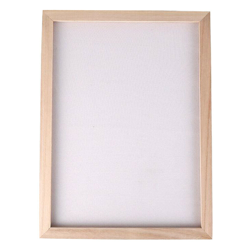 3x Natural Wooden Paper Making Handmade Mould Screen Frame DIY Art Craft Tool