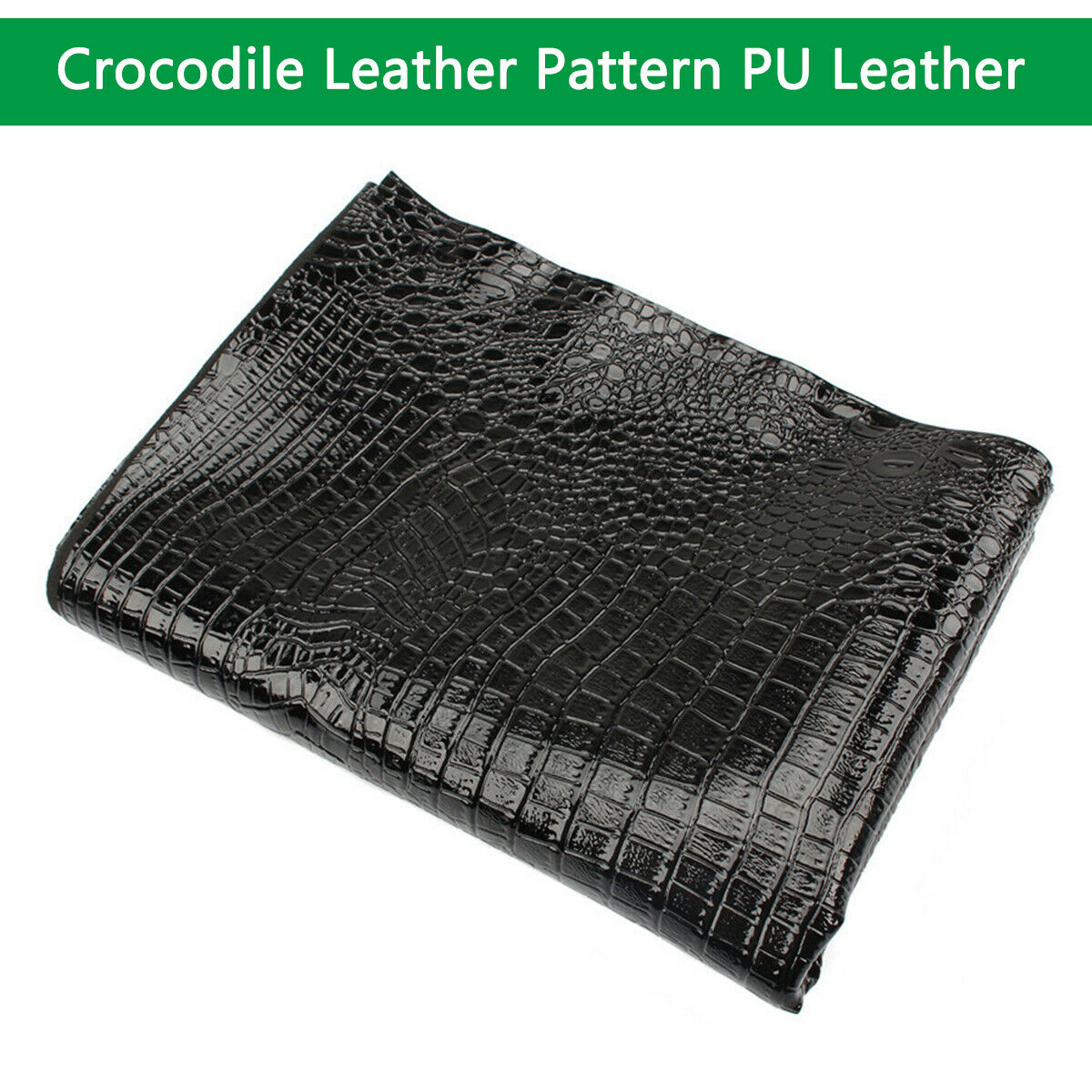 Crocodile Leather Pattern Seat Cover 27x39 Inch DIY Universal For Motorcycle ATV