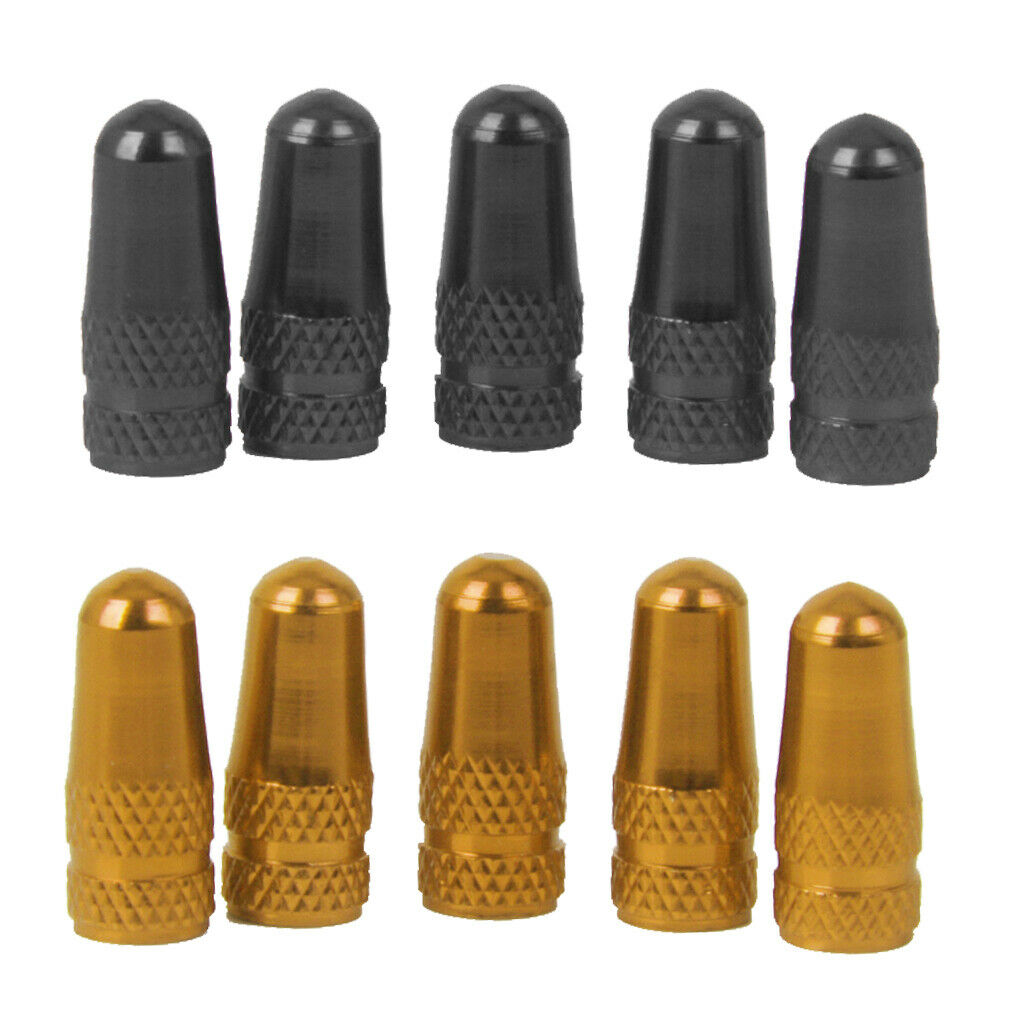 10pcs Aluminium Alloy MTB Bike Presta Wheel Dust Air Valve Tyre Caps