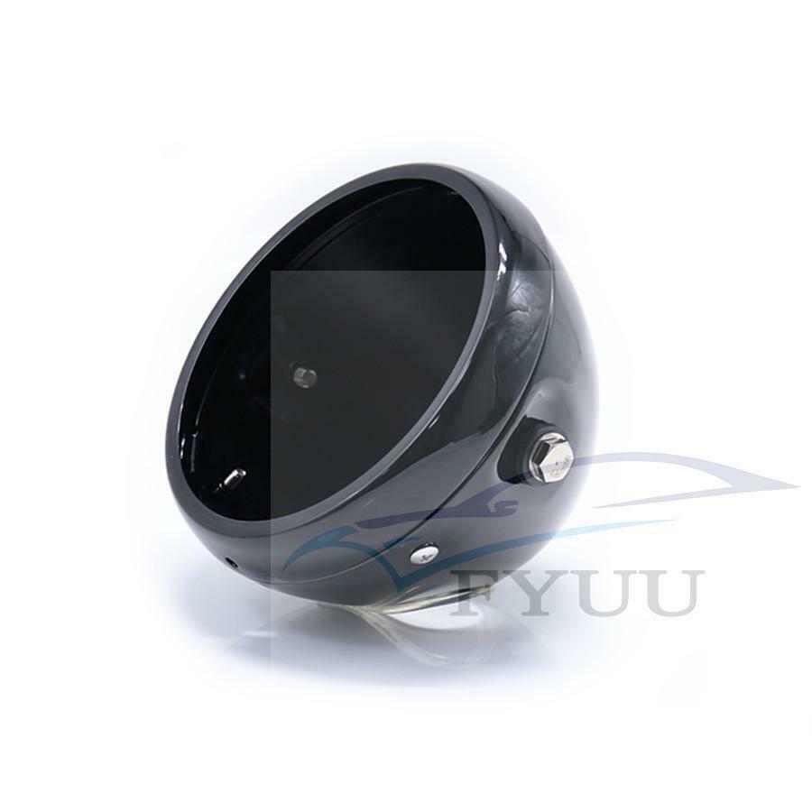 5.5" Black Headlight Cover Motorcycle Headlamp Headlight Housing Housing Bright