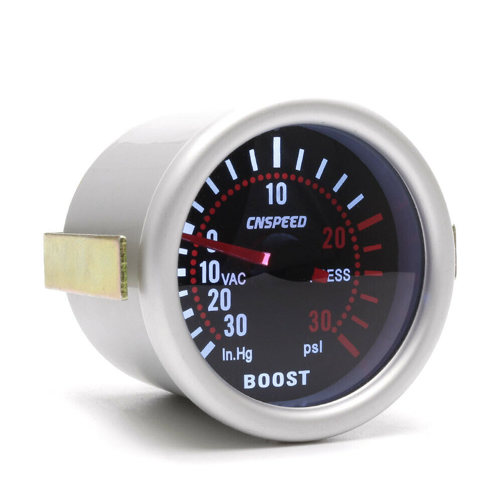 12V Car 2"/52mm boost PSI gauge LED Turbo Boost Meter Pressure Gauge Tint Psi