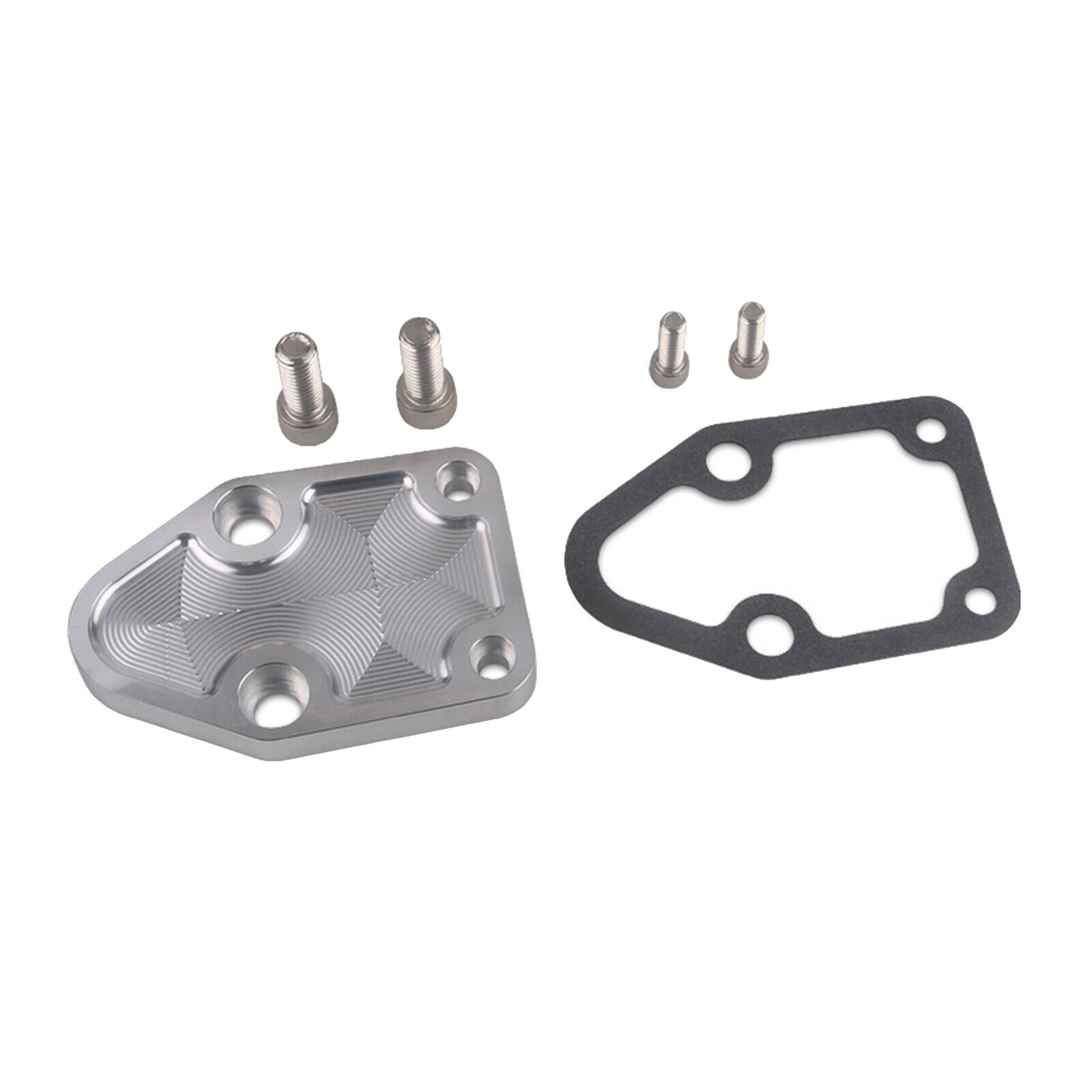 Fuel Pump Plate Set for CHEVY SB 283 327 350 400 Stainless Accessories