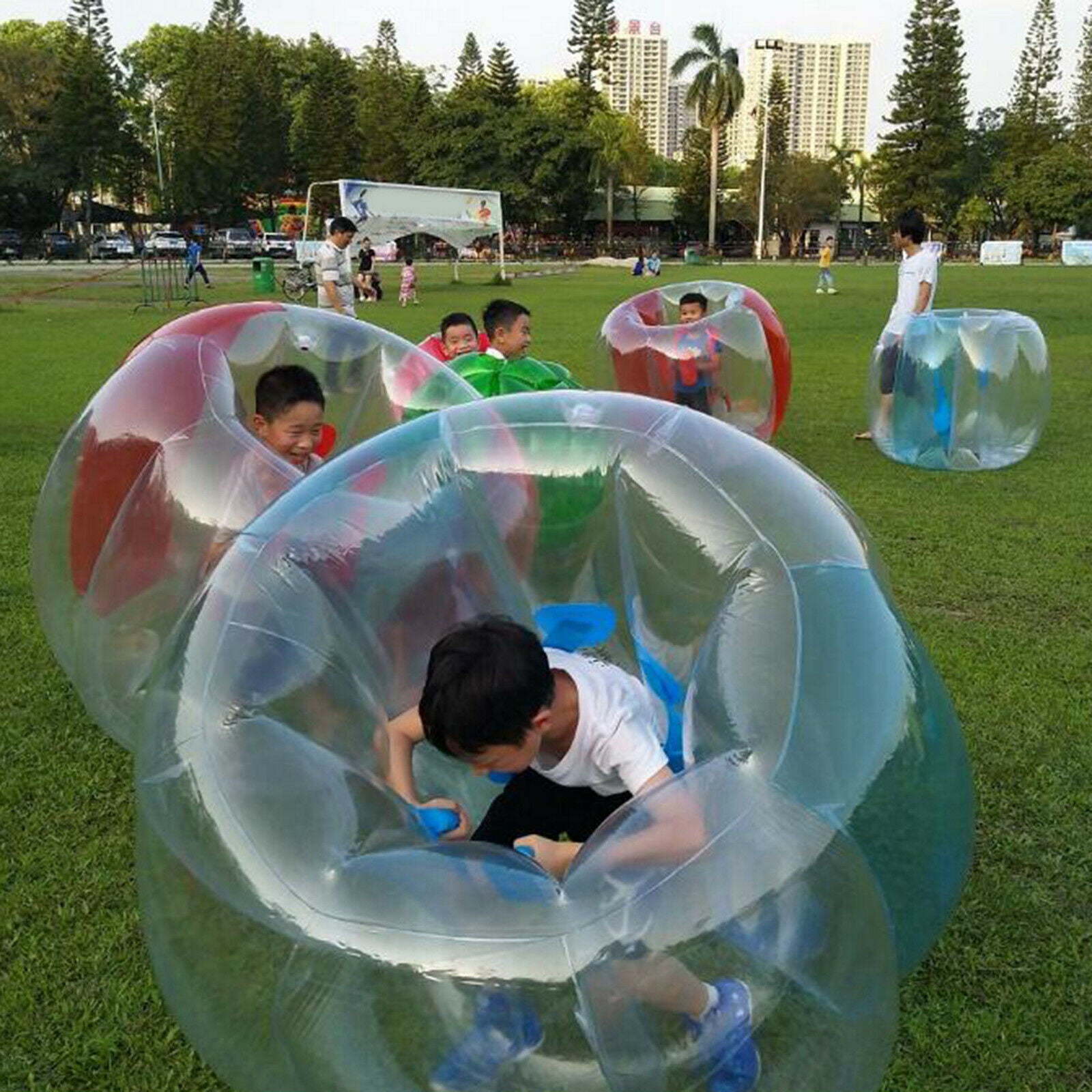 Inflatable Bubble Ball Bumper Soccer Body Sumo Suit Zorb Ball Game Play