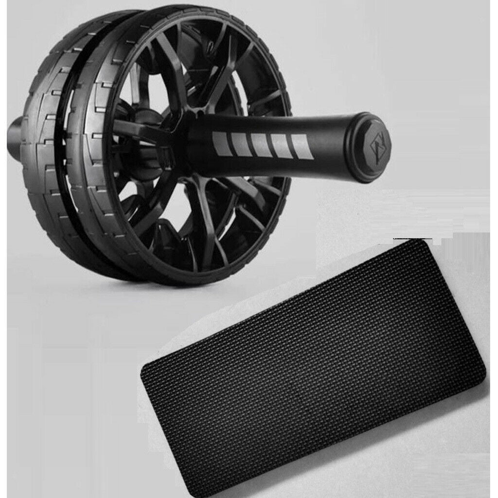 Ab Exercise Dual Wheel Roller Fitness Stomach Abdominal Core Training Gear