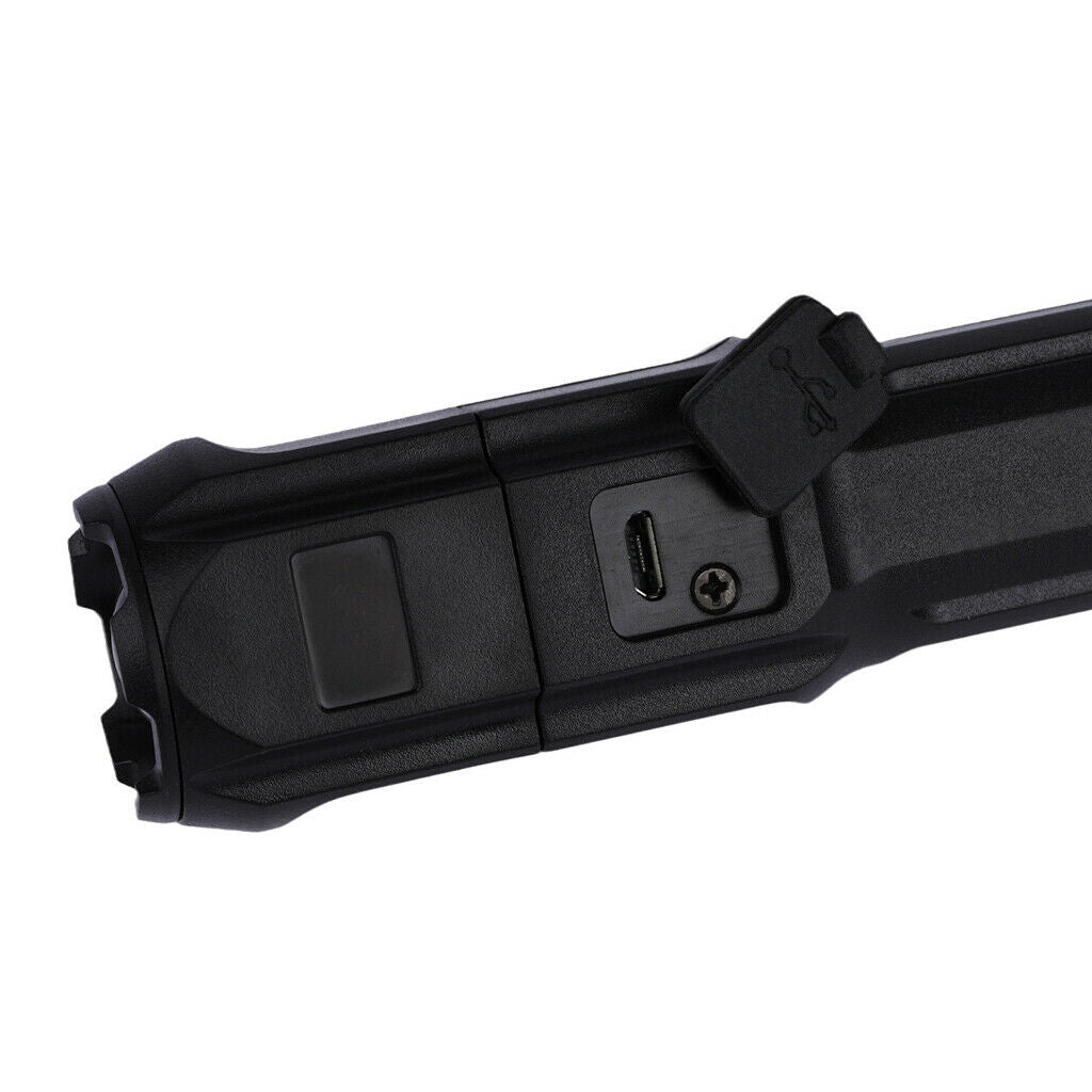 Flashlight Rechargeable Black High Lumen Light Torch Blacklight 3W LED Lamp with