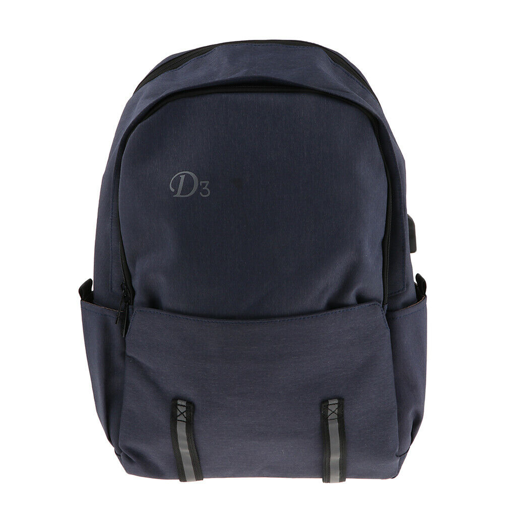 Travel Backpack Business Laptop Notebook Bag Casual Men Book Rucksack Blue