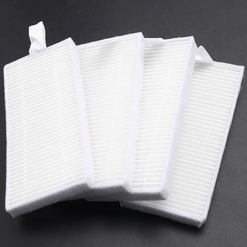8 Brushes + 4 Hepa Filters + 1 Main Brushes For Ecovacs Deebot N79 N79S RobotiJ2