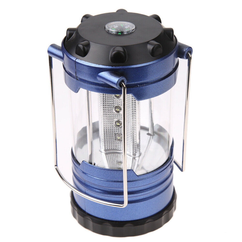 Adjustable LED Light Hiking Bivouac Camping Lantern Tent Lamp with Compass A#S
