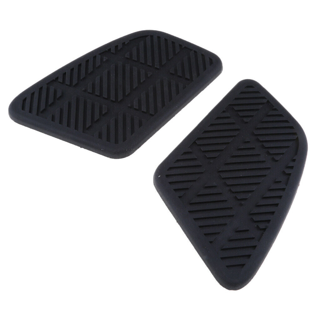 2 Pieces Motorbike Square Fuel Tank Pads Gas Pad Knee Grip Decals Protectors