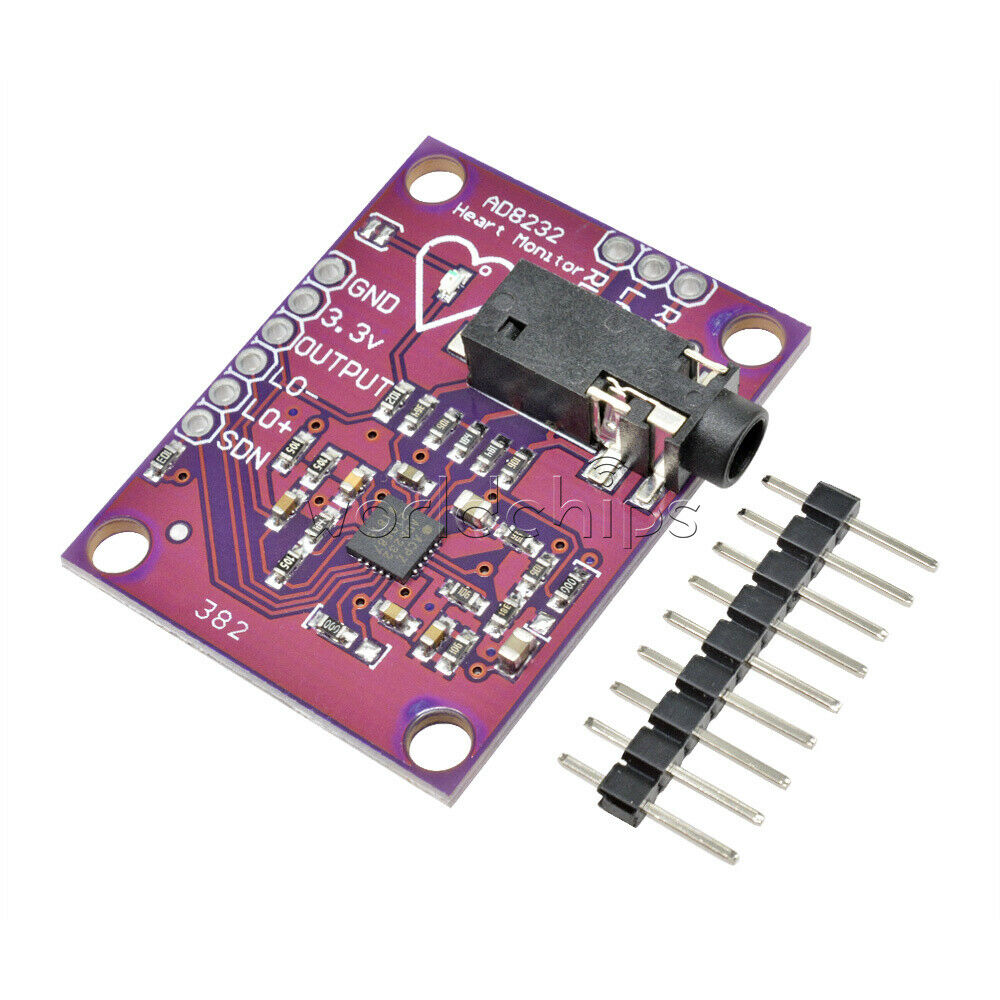 AD8232 CJMCU-8232 ECG Heart Monitoring Sensor Module