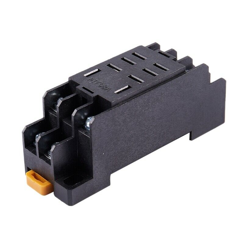 12V DC Coil Power Relay DPDT LY2NJ HH62P-L JQX-13F 10A With PTF08A Socket BaseR8