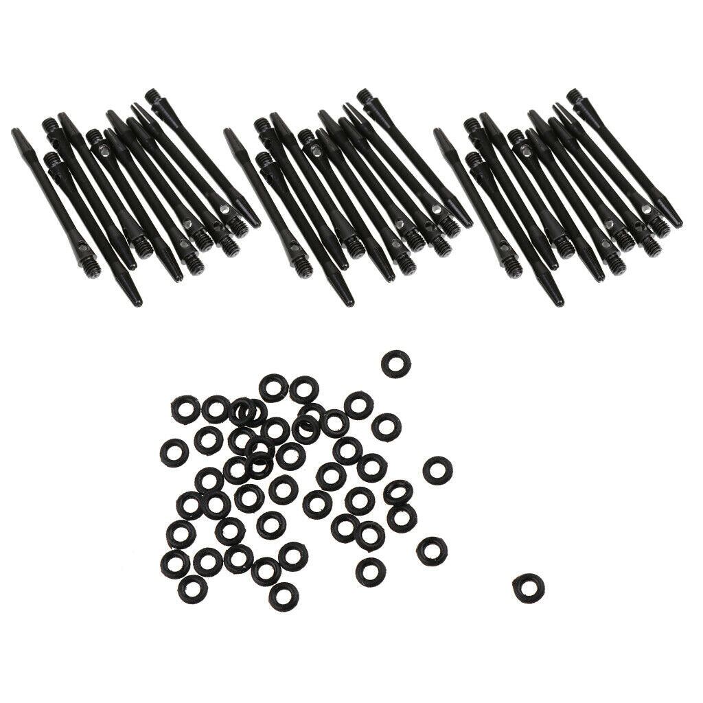 30pcs  Shafts +100 Pcs  Tip Gaskets O-Rings Grommets /Washers Black