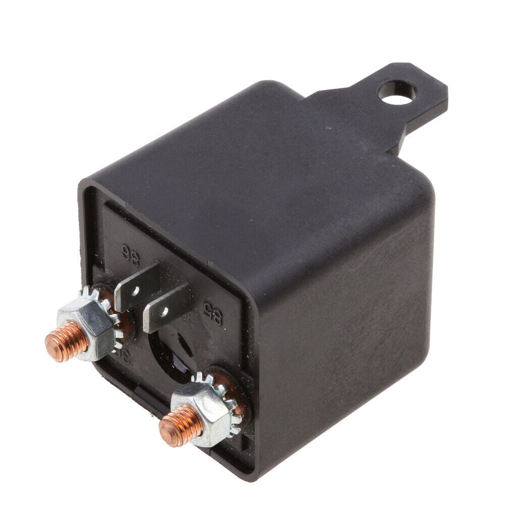 12V 200A Starter Relay Heavy Duty Split Charge Switch with 4 Terminal for Car