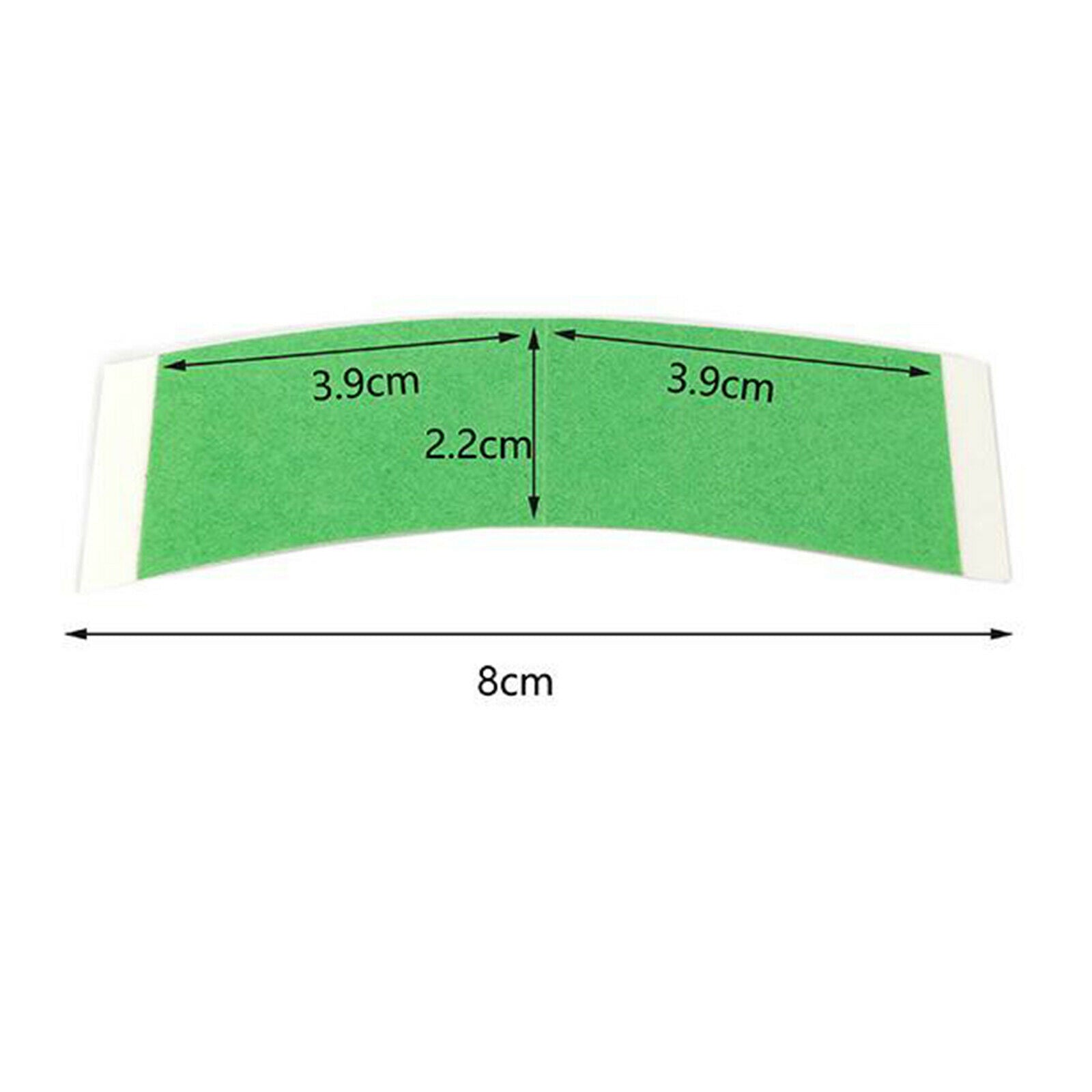 36 Pieces Double Sided Strong Adhesive Tapes for Lace Front Wigs Green Color