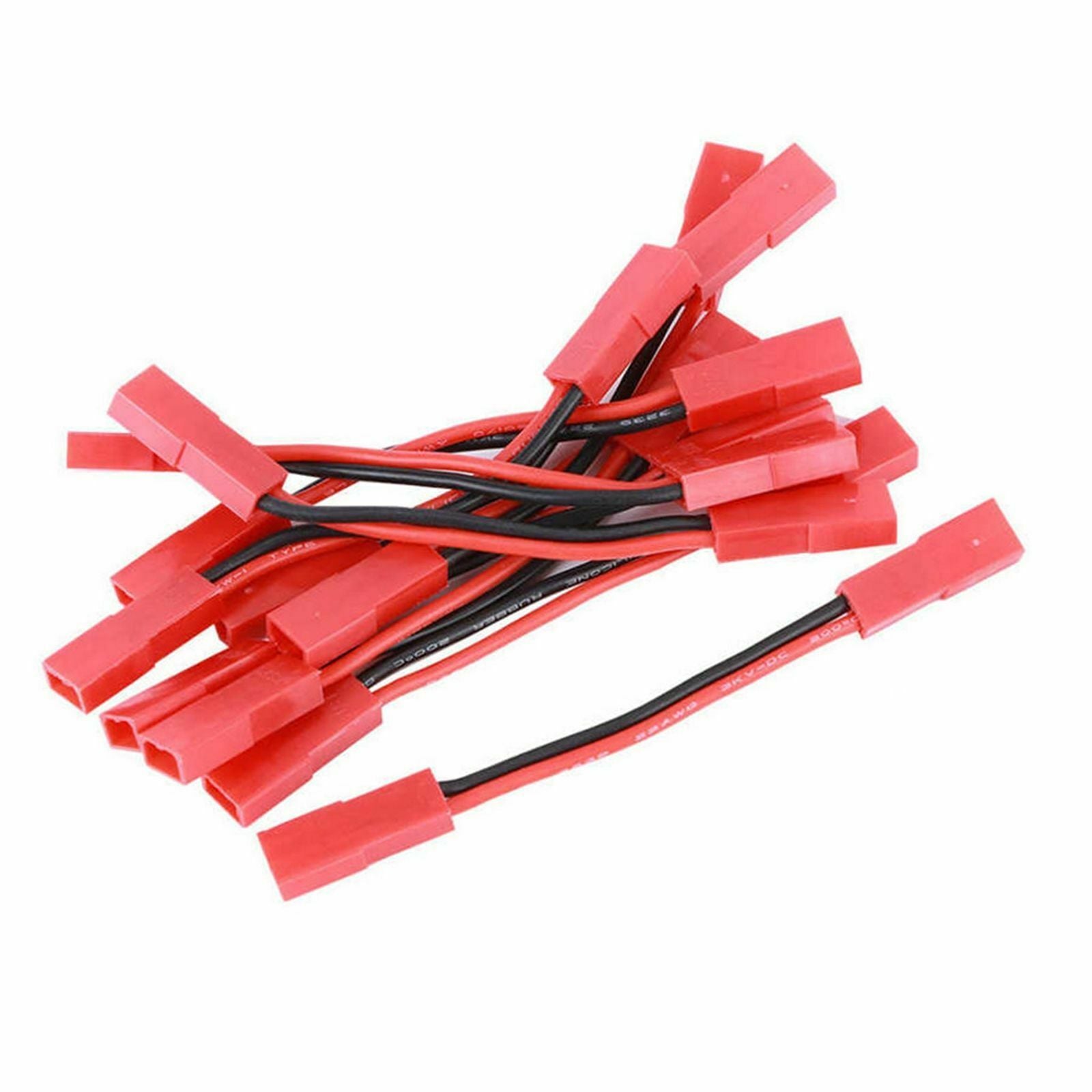 Plastic RC Battery Adapter Cable DIY 10Pcs Jst Plug to JR Connector Teenager