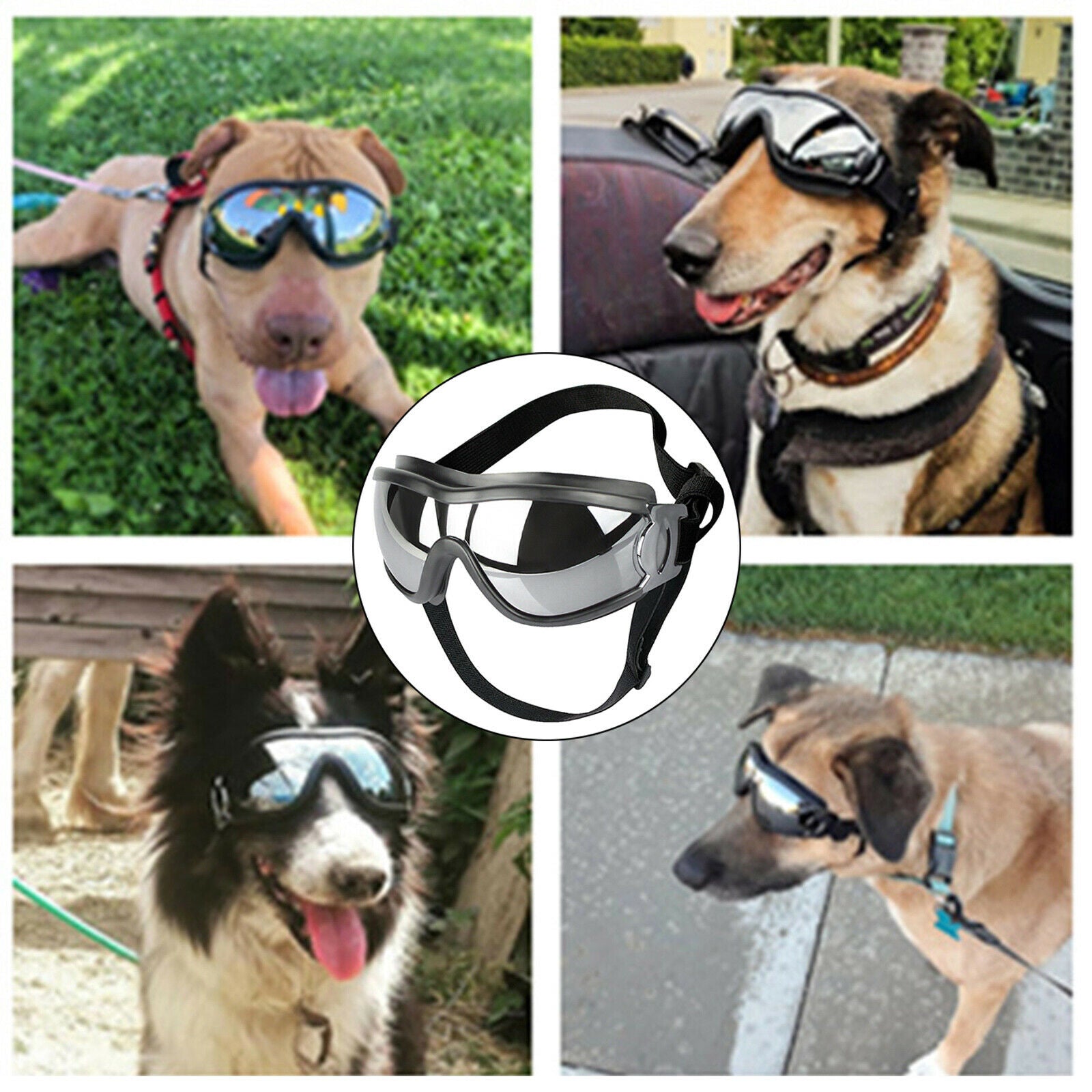 Pet Dog Anti-UV Sunglasses Sun Glasses Goggles Eye Wear Protection Goggles