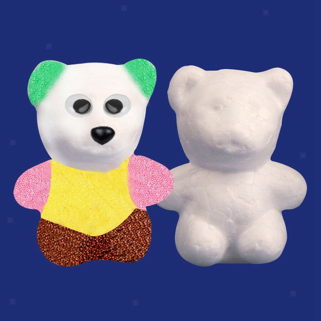 25 Pcs Polystyrene Styrofoam Animal Ornaments for DIY Kids Painting Crafts