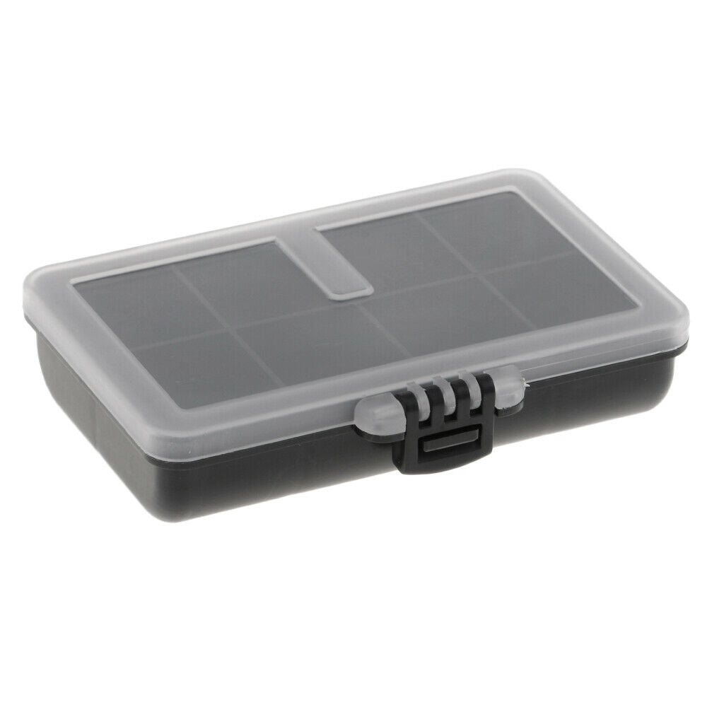 8 Compartments Waterproof Plastic Fishing Lures Baits Hook Tackle Box Case