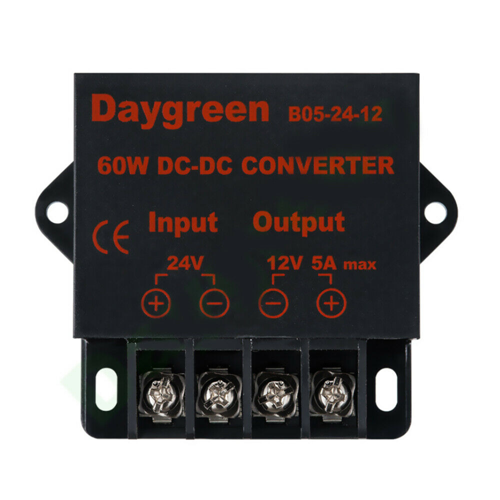 60W Car Modified Power Supply 24V to 12V 5A Car Buck Module LED Power Supply