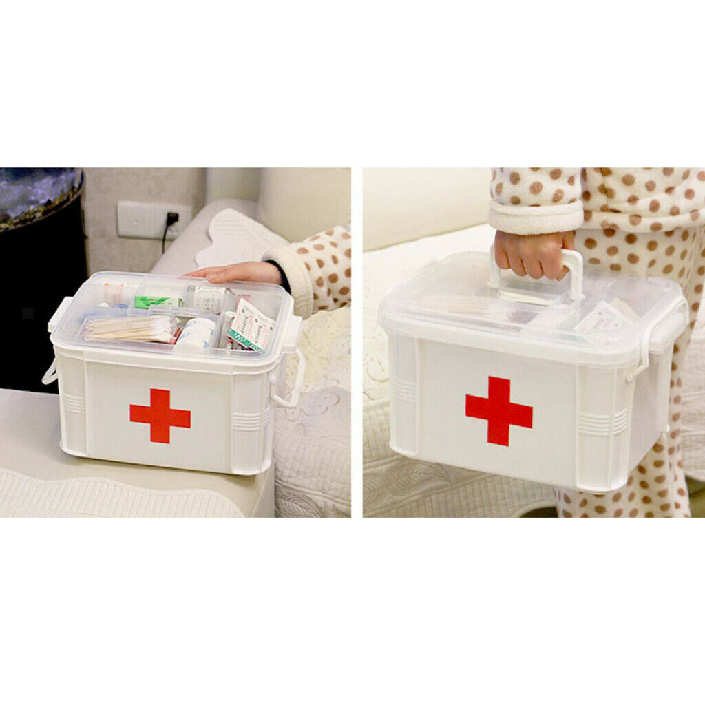 Plastic Storage Box Container with Lid Handle