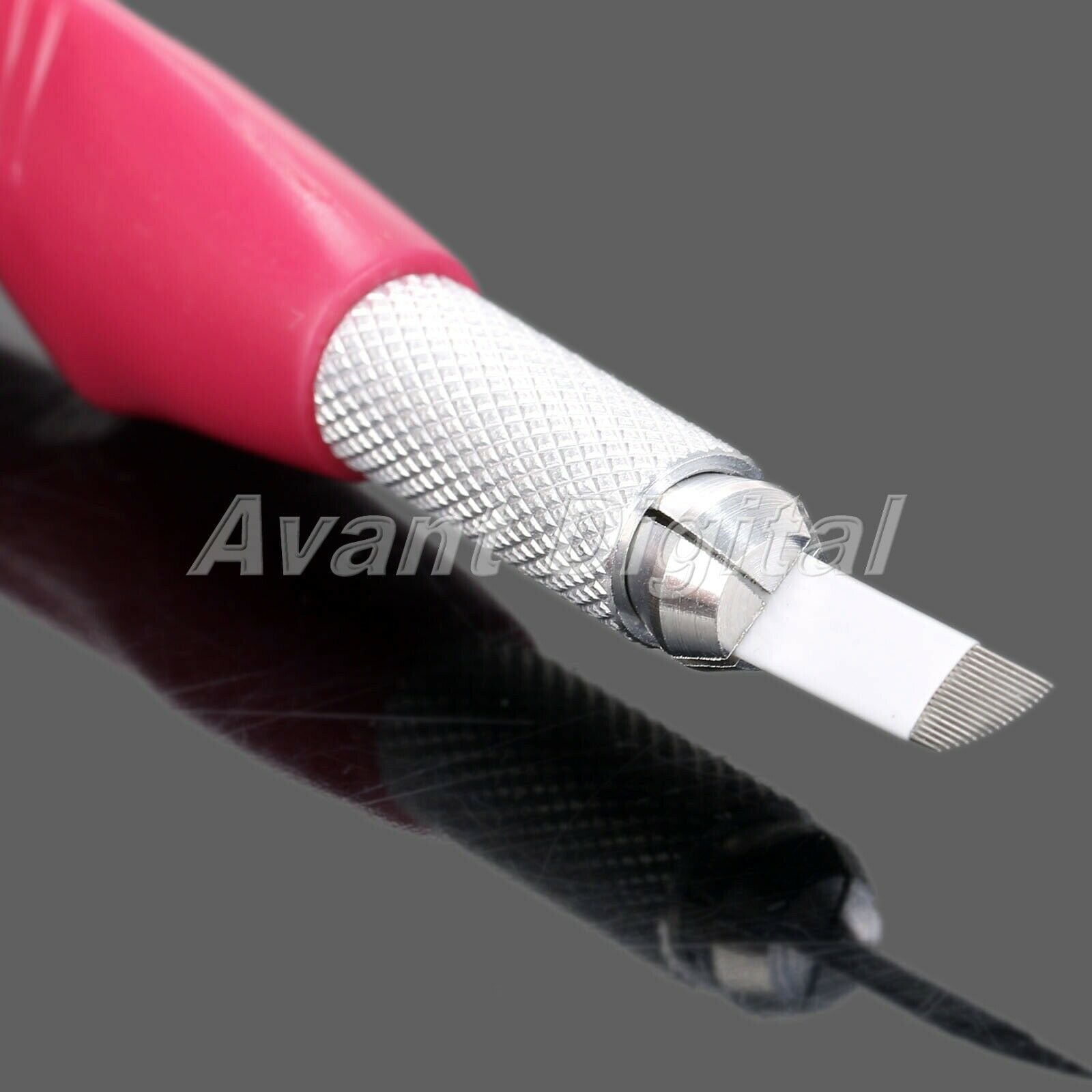 Manual Microblading Tattoo Pen Eyebrow Pen Rose Red Streamline Permanent Makeup