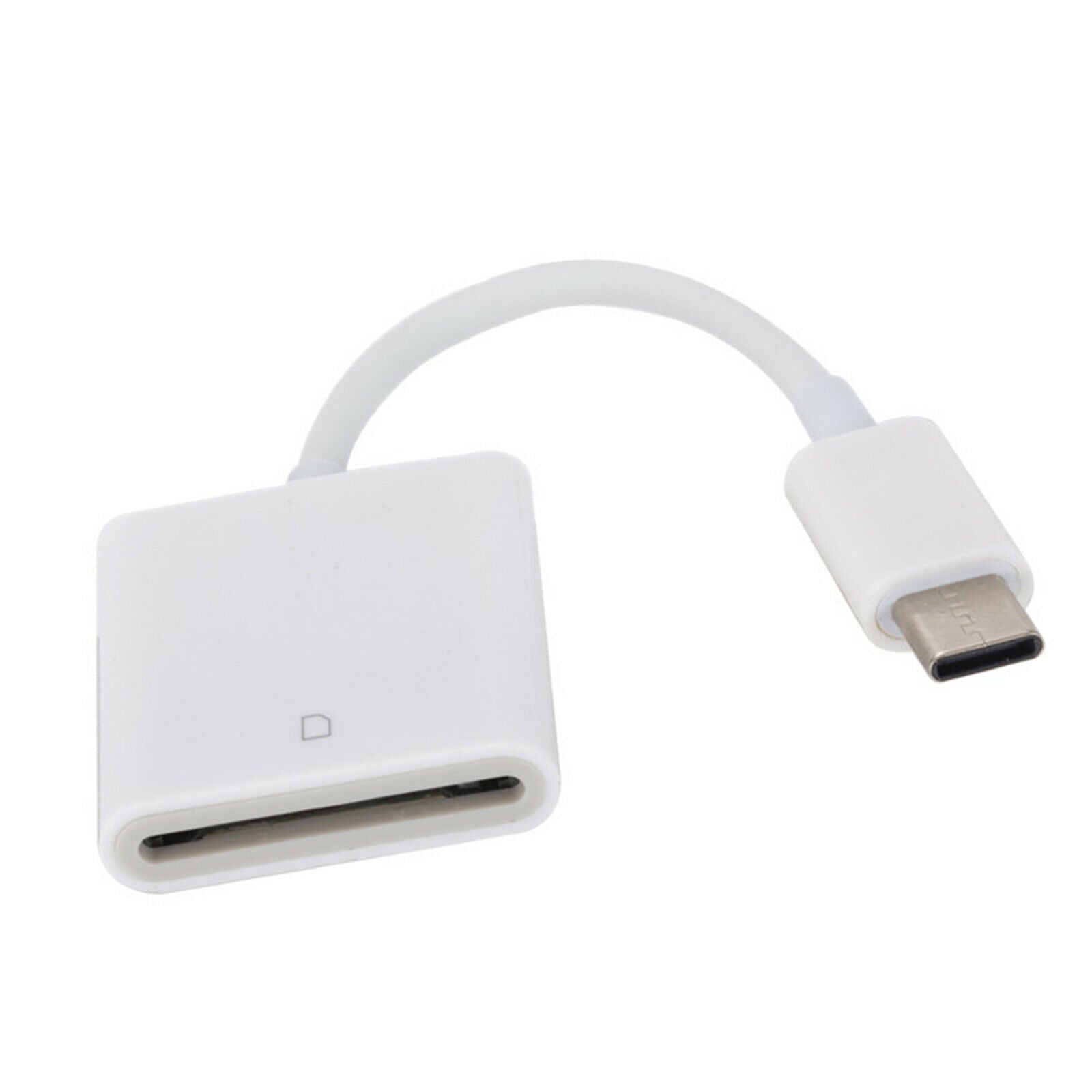 USB 3.1 Type C USB-C to SD SDXC Card Reader Adapter OTG Data Cable White