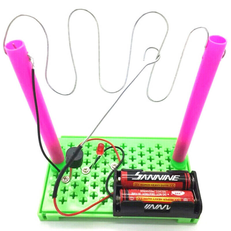 Kids Educational Science Toys Electric Keep Calm Crossing Game DIY Kit  LQ