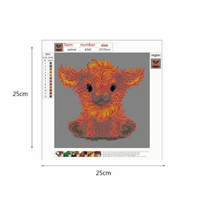 Pig 5D DIY Diamond Painting Embroidery Cross Stitch Kit Home Decor Handcrafts