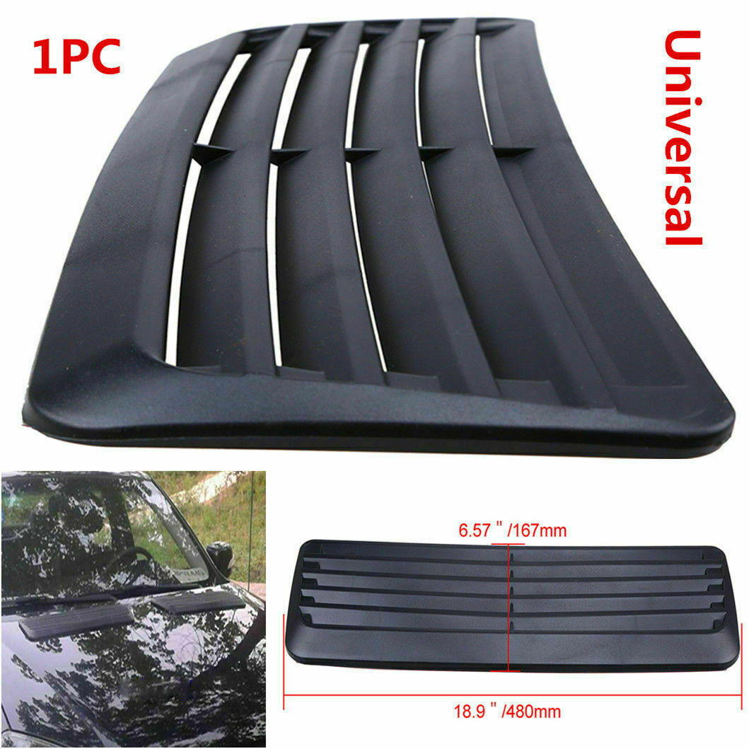 Car Air Flow Intake Hood ABS Decorative Scoop Vent Bonnet Cover For Universal