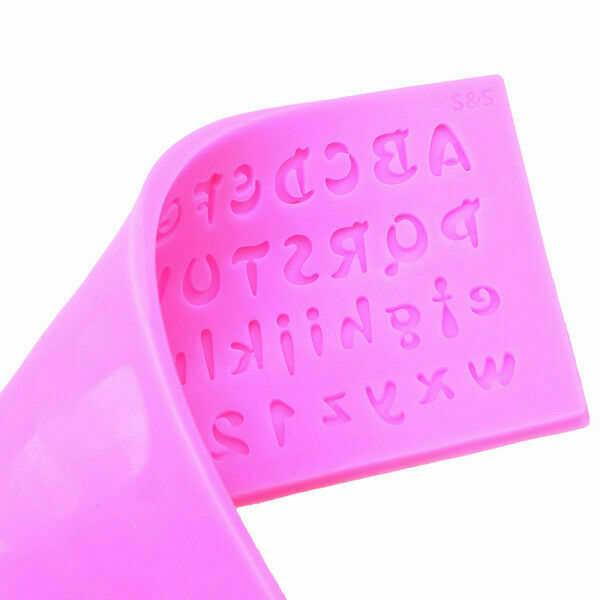 Silicone Molds Alphabet Number Cake Chocolate Fondant Decorating Baking Molds