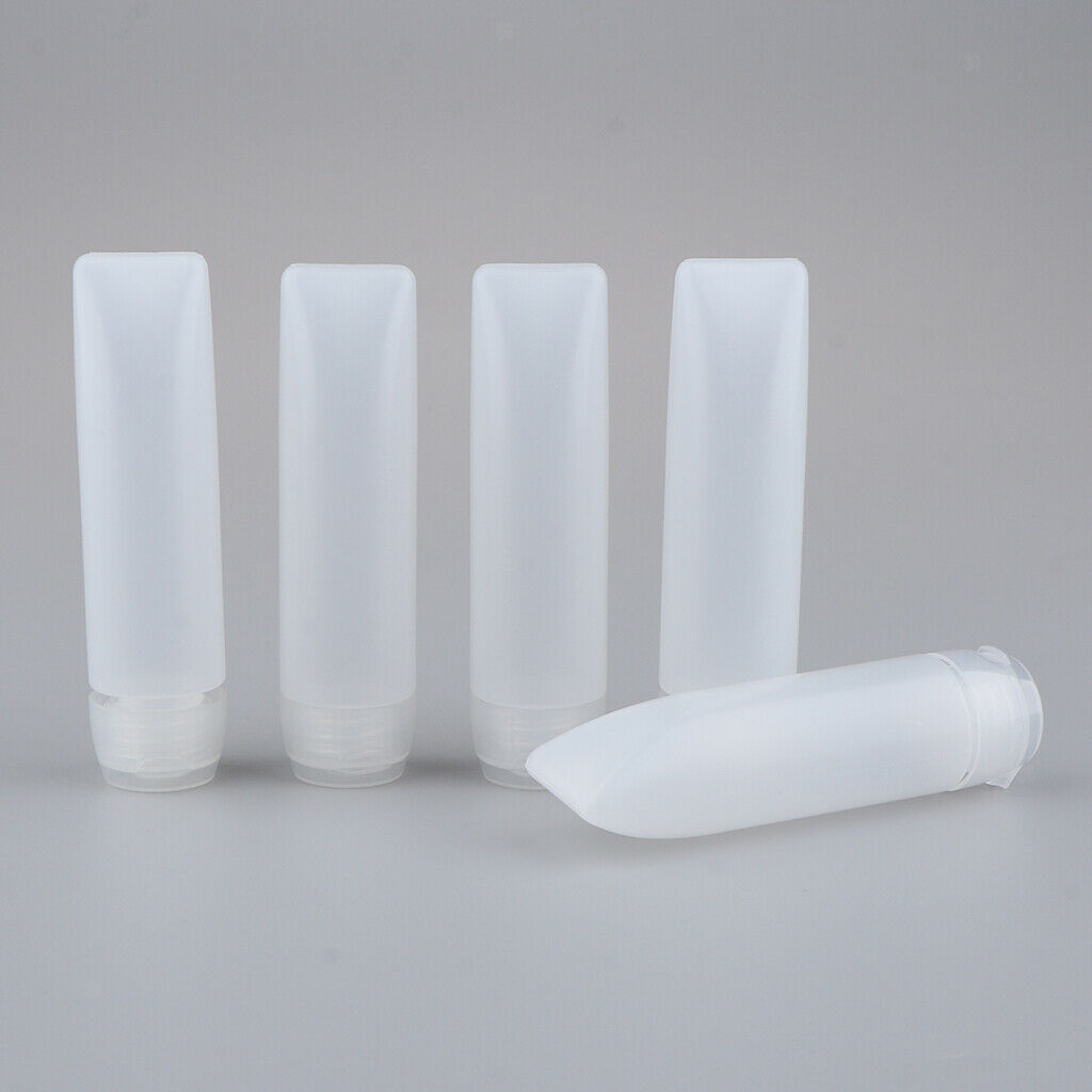 Lotion Bottles, Empty Squeeze Bottle,10 pcs Empty Refillable Travel Plastic Flip