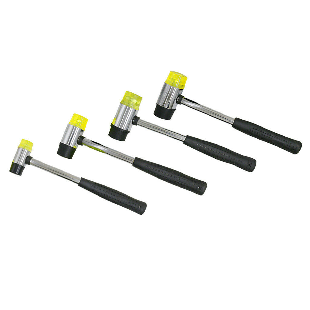 25mm Dual Head Plastic and Rubber Hammer Mallet for Jewelry, Leather Crafts,
