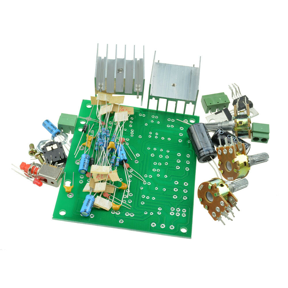 Kit DIY AC 12V Two 2.0-Channel 15W +15W TDA2030A hifi Stereo Amplifier AMP Board