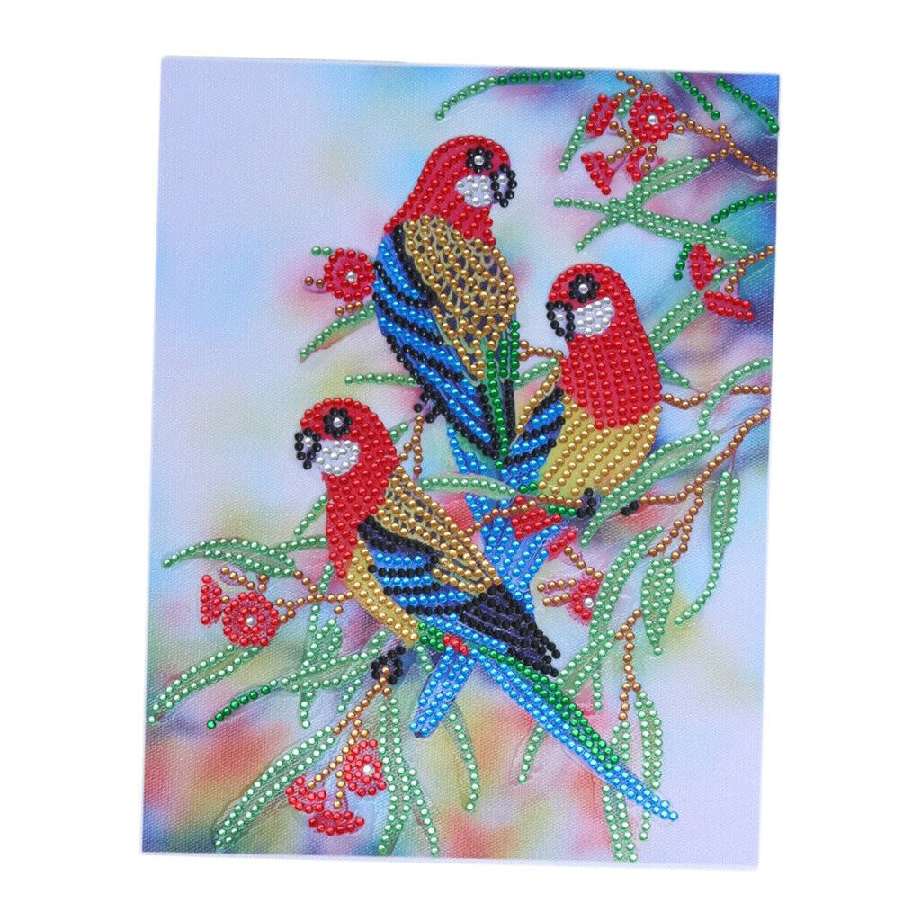 5D Special Shaped Drill Diamond Painting Rhinestone Mosaic Craft Bird