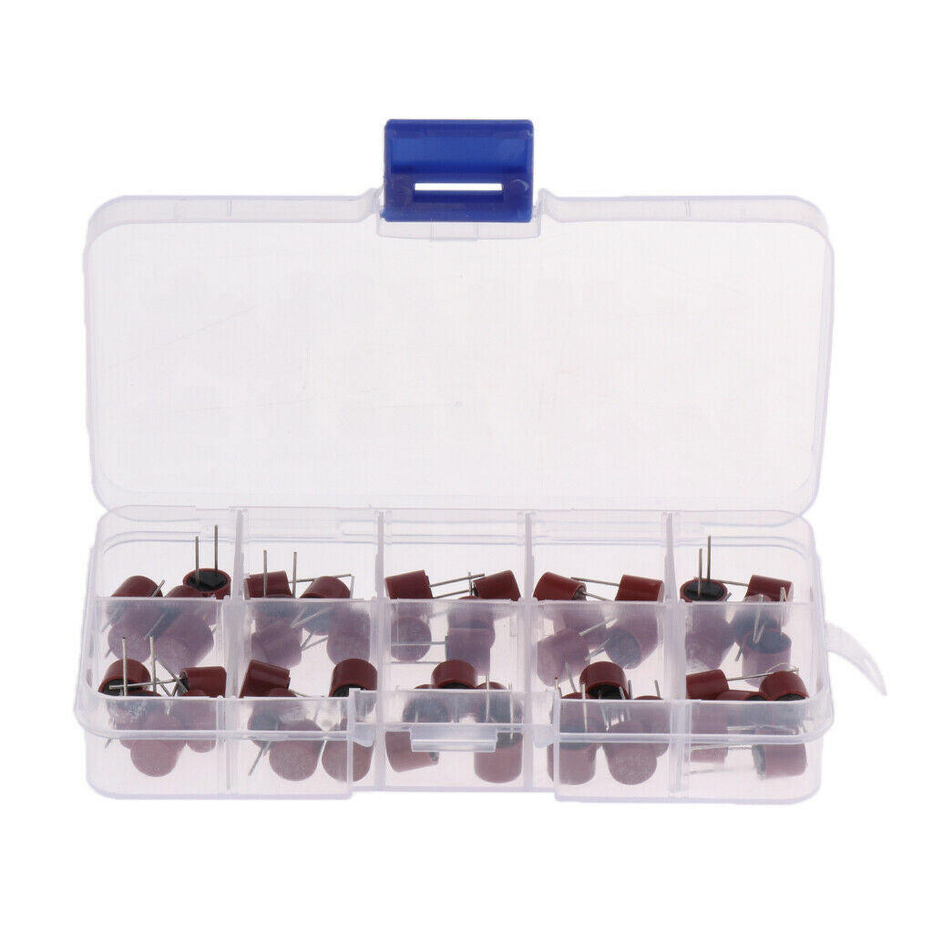 50Pcs MICRO FUSE TR5 250V Red Cylindrical/Round Fuse Assortment Kit