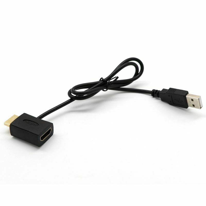 mi Male To Female Connector + USB 2.0 Charger Cable Spliter Adapter Extender MD4