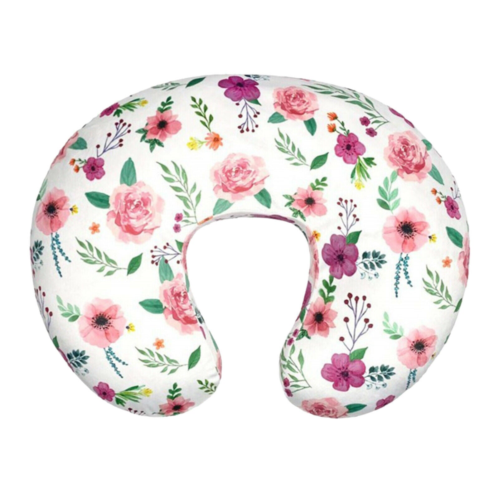 Cotton U-Shaped Feeding Pillow Cover for Newborn Breastfeeding  type D Gift
