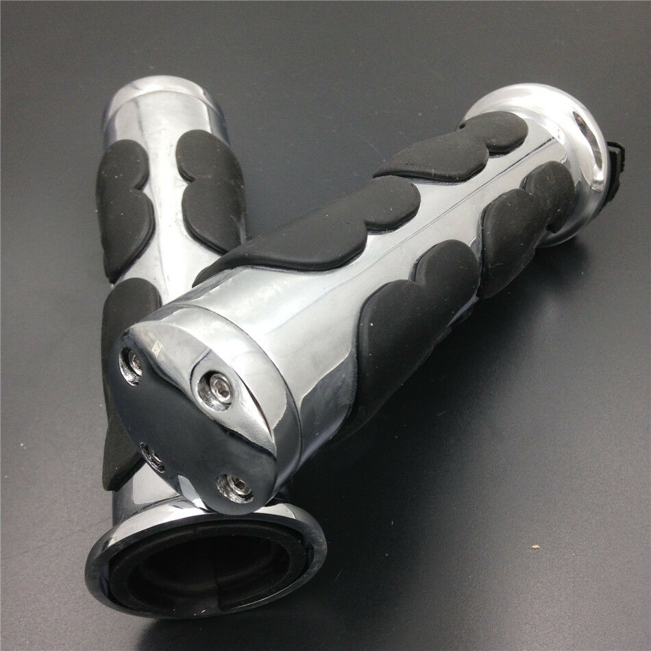 Motorcycle Custom Hand Grips 1" Handlebar fit for Harly XL Sportster 1200 CHROM