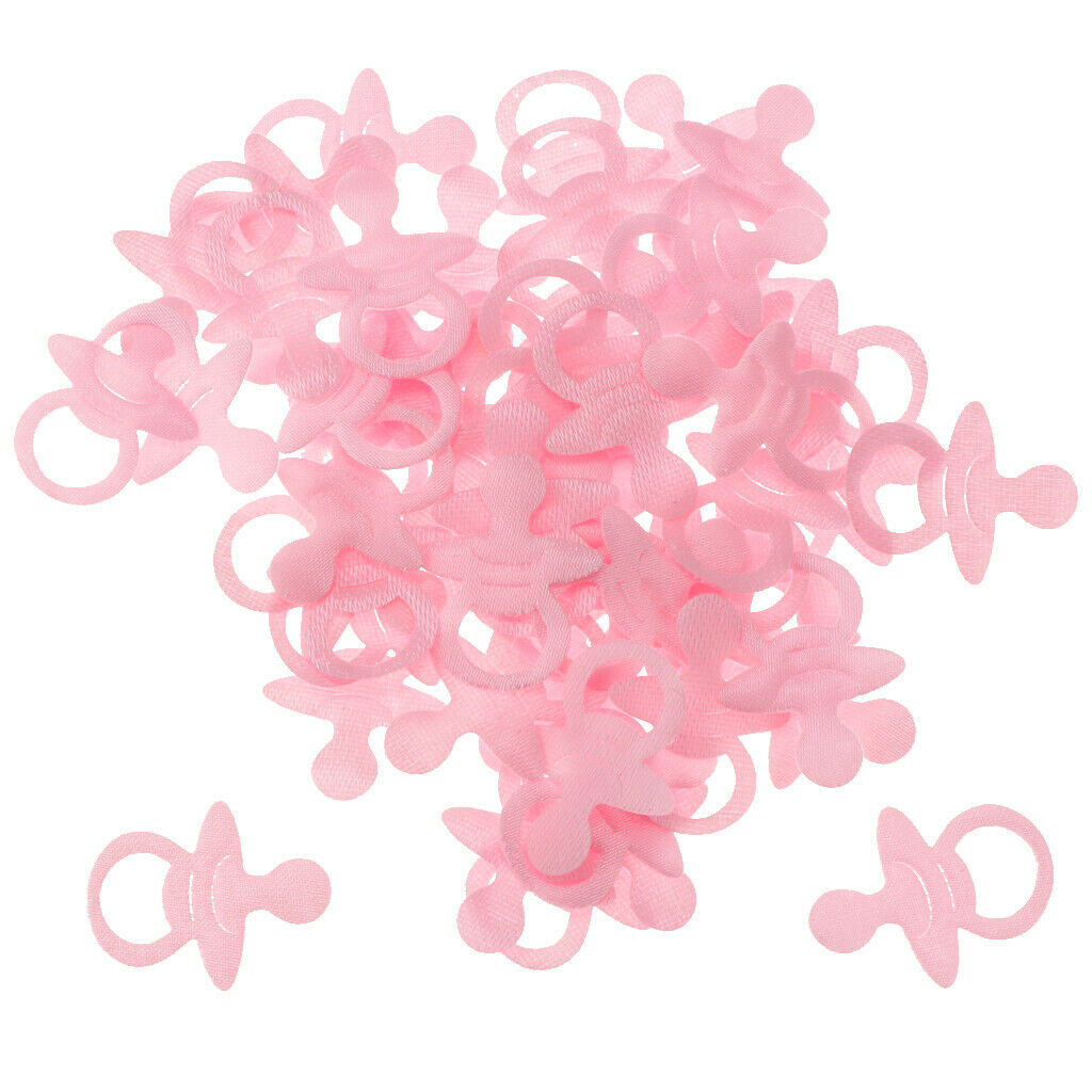 300pcs Baby Pacifier Acrylic Charm Pendant ,Baby Christening Decor, Jewelry