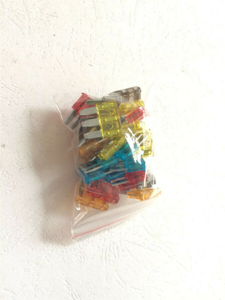 25Pcs Micro3 Fuse 3 Pins PEC Automotive Car Fuse 5A 7.5A 10A 15A 20A Universal