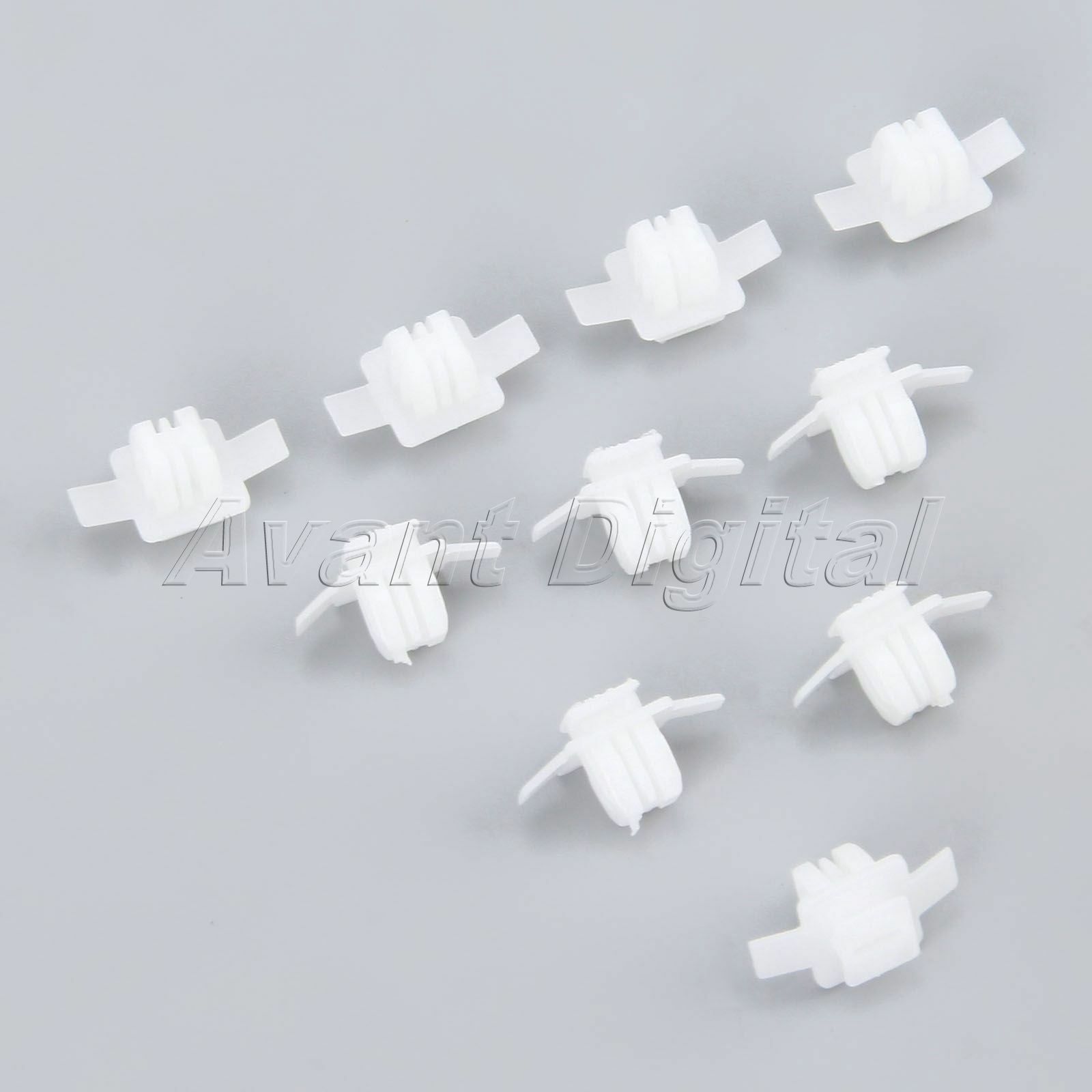 50PC White Nylon Wheel Arch Trim Clips DY1107 91513-SMG-E11  91513-SMG-E01