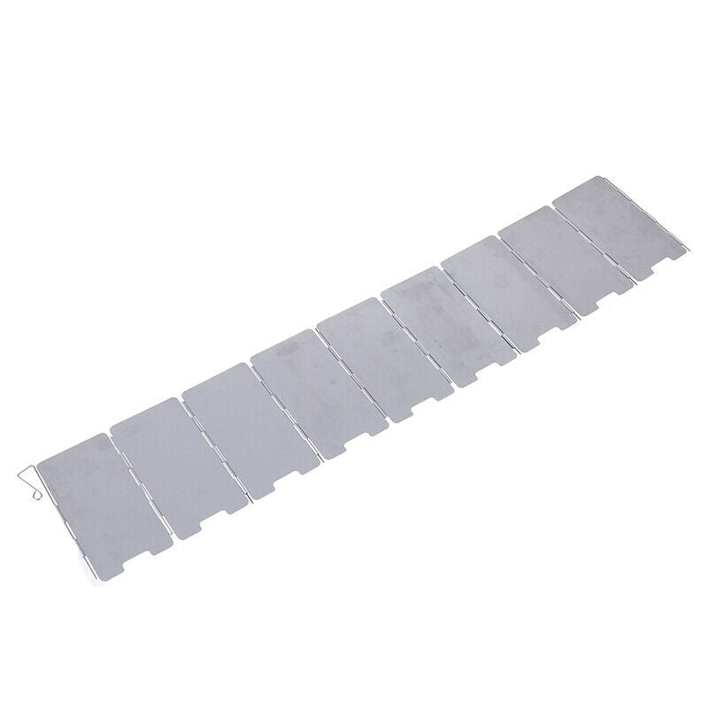 9 Plate Foldable Burner Windshield Outdoor Camping Cooking Gas Stove Wind-S LS