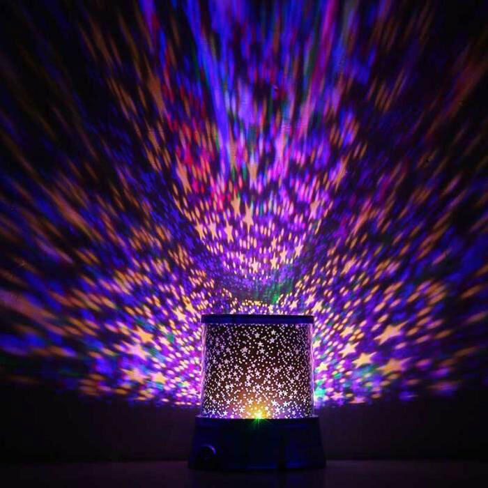 Night Light Projector Sky Stars Wall + Ceiling LED Room Child - New