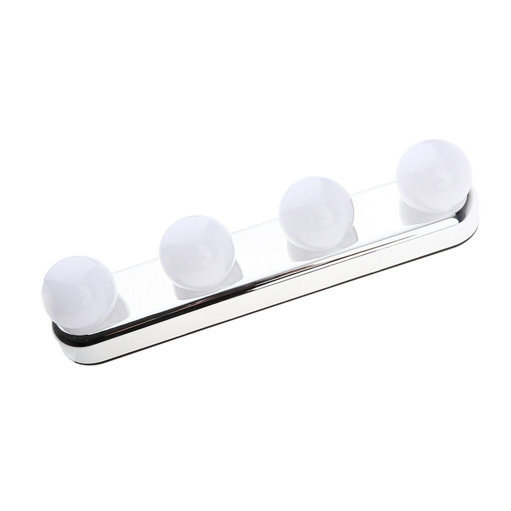 Hollywood Style Makeup Mirror Lights 4 Pcs LED Vanity Lights Kit For Beauty