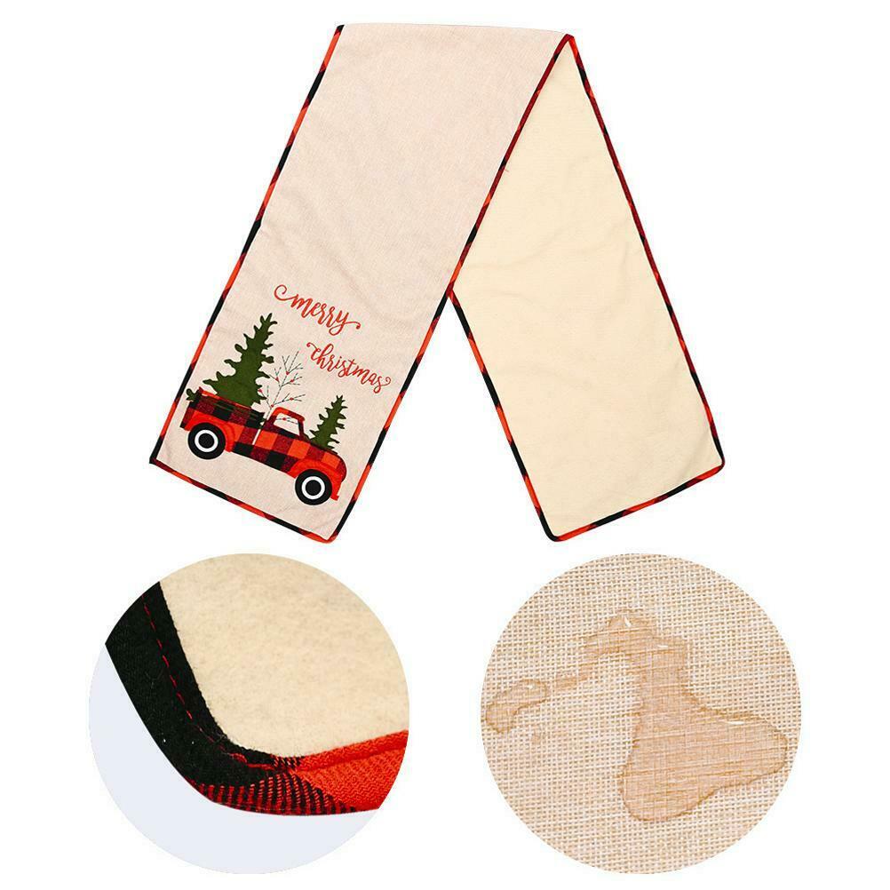 Burlap Christmas Table Runner Christmas Table Runner for Christmas Party Decor