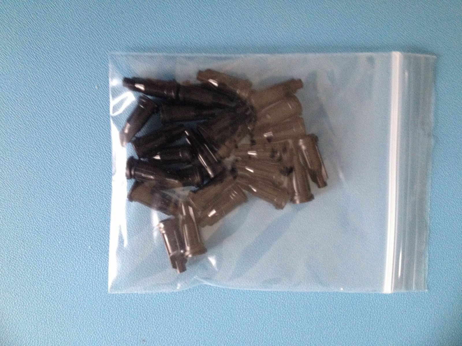 Syringe Stop Cap - Black- Qty 25