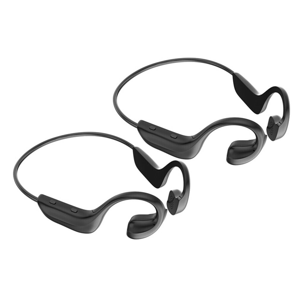 2x Open-Ear Bone Conduction Headphones Sport Music Stereo Running Earphones