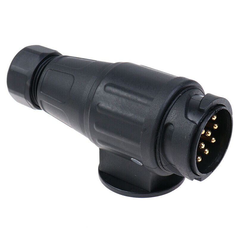 12V 13 Pin Trailer Plug Waterproof Trailer 13 Pole Electrical Connector√ rISJCA
